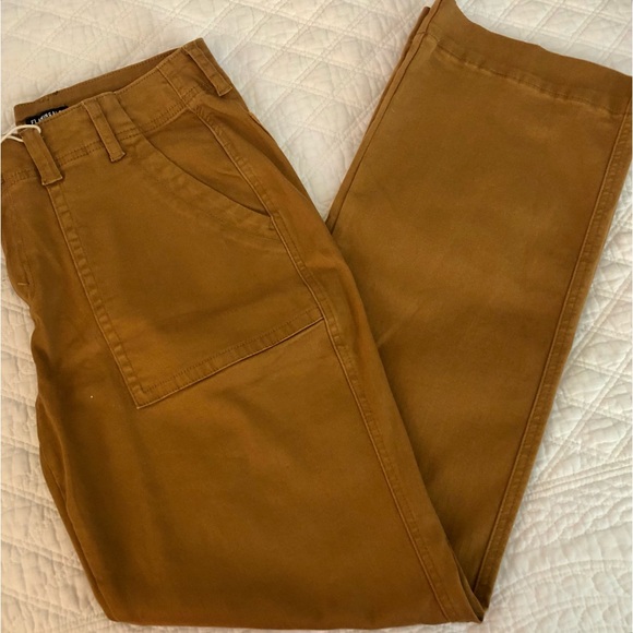 Flamingals Pants - Women's Flamingals Caramel Colored Boot Cut Pants NWT